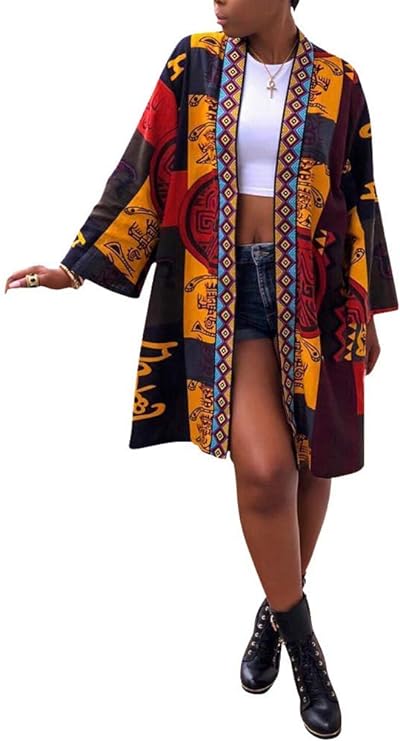 Golden Harmony Kimono Cardigan