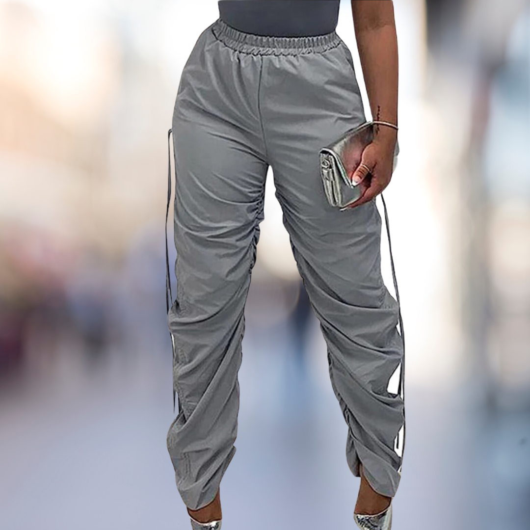 Drawstring Ruched Joggers