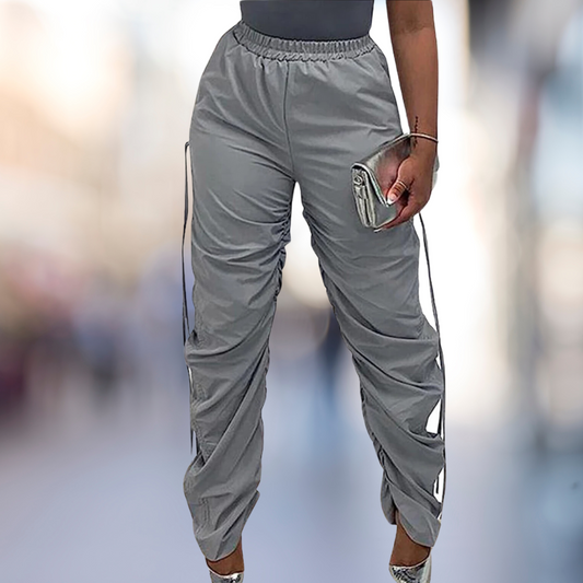 Drawstring Ruched Joggers